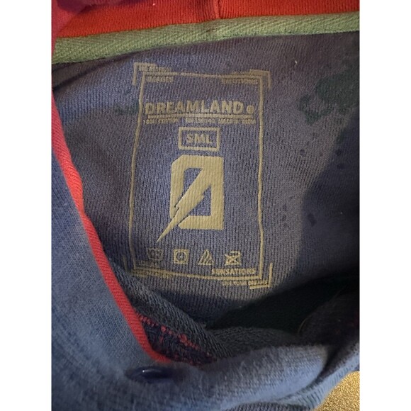 Dreamland Pullover Hoodie Small  Raised Embroidered Graffiti Colorful Street - Picture 13 of 16